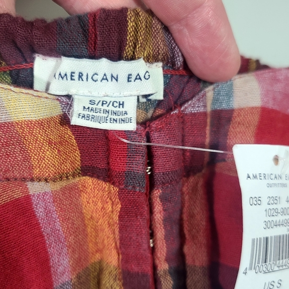 NWT Plaid Corset Tube Top - Picture 4 of 6